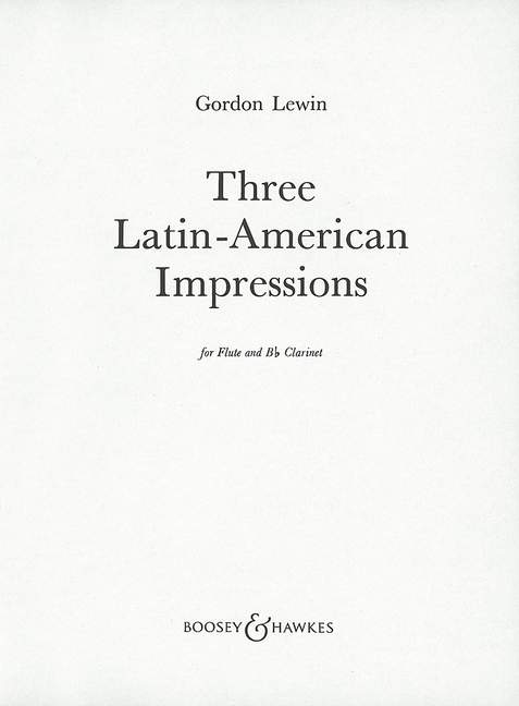 Three Latin-American Impressions 木管二重奏 博浩版 | 小雅音樂 Hsiaoya Music
