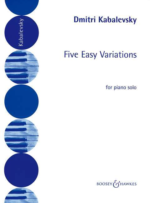 Five Easy Variations op. 51 卡巴列夫斯基 變奏曲 鋼琴獨奏 博浩版 | 小雅音樂 Hsiaoya Music
