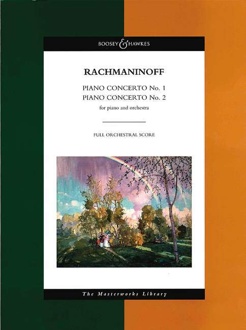 Piano Concertos No. 1 & 2 拉赫瑪尼諾夫 鋼琴協奏曲 總譜 博浩版 | 小雅音樂 Hsiaoya Music