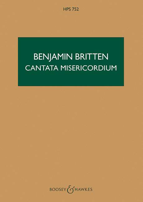Cantata Misericordium op. 69 布瑞頓 清唱劇 總譜 博浩版 | 小雅音樂 Hsiaoya Music
