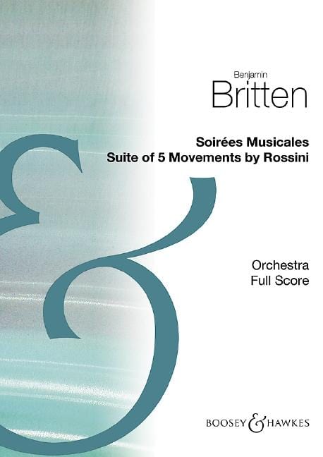 Soirées Musicales op. 9 Suite of 5 Movements by Rossini 布瑞頓 組曲 樂章 總譜 博浩版 | 小雅音樂 Hsiaoya Music