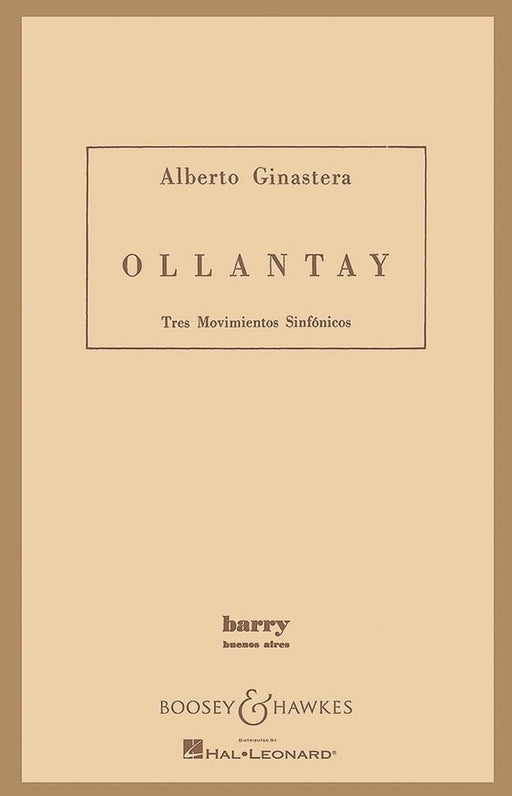Ollantay op. 17 Three symphonic movements 希納斯特拉 樂章 總譜 博浩版 | 小雅音樂 Hsiaoya Music