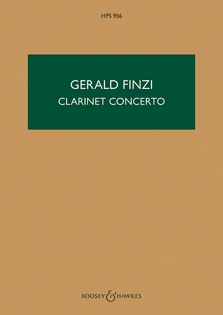 Clarinet Concerto op. 31 芬濟 協奏曲 總譜 博浩版 | 小雅音樂 Hsiaoya Music