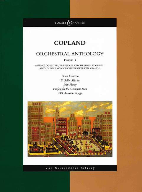 Orchestral Anthology Vol. 1 柯普蘭 管弦樂團 總譜 博浩版 | 小雅音樂 Hsiaoya Music