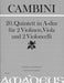 Quintet no. 20 for 2 Violins, Viola and Cello 弦樂五重奏中提琴大提琴 | 小雅音樂 Hsiaoya Music