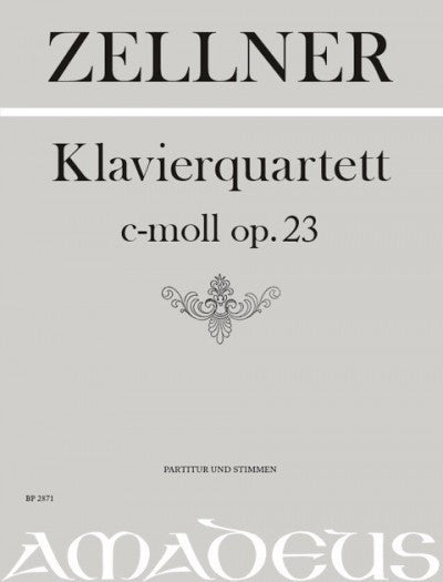 Quartett in c-moll op. 23 Op. 23 für Klavier, Violine, Viola und Violoncello 鋼琴四重奏 中提琴大提琴 | 小雅音樂 Hsiaoya Music