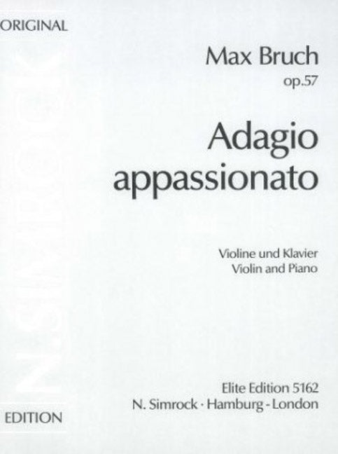 Adagio appassionato op. 57 布魯赫 慢板熱情 小提琴加鋼琴 | 小雅音樂 Hsiaoya Music