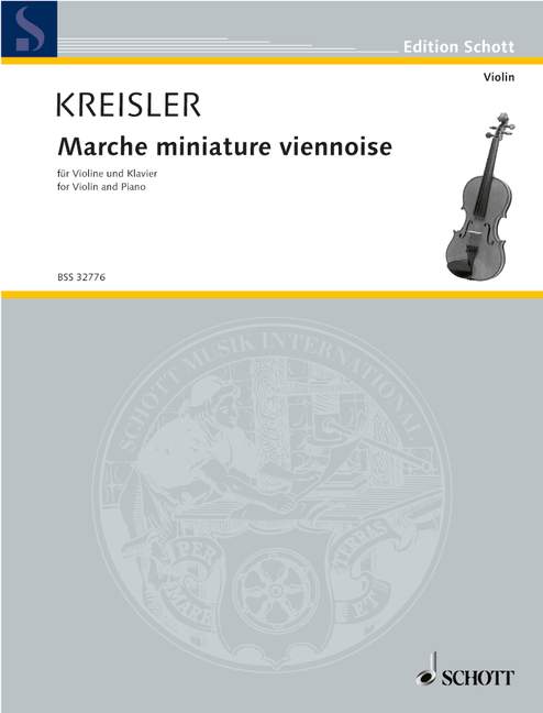 Marche miniature viennoise erleichtert 克萊斯勒 進行曲 小提琴加鋼琴 朔特版 | 小雅音樂 Hsiaoya Music