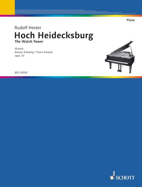 Hoch Heidecksburg op. 10 March 進行曲 4手聯彈(含以上) 朔特版 | 小雅音樂 Hsiaoya Music