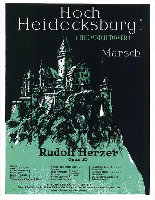 Hoch Heidecksburg op. 10 March 進行曲 小提琴加鋼琴 朔特版 | 小雅音樂 Hsiaoya Music