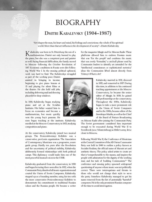 Kabalevsky - 35 Easy Pieces, Op. 89 for Piano 小品 鋼琴 | 小雅音樂 Hsiaoya Music