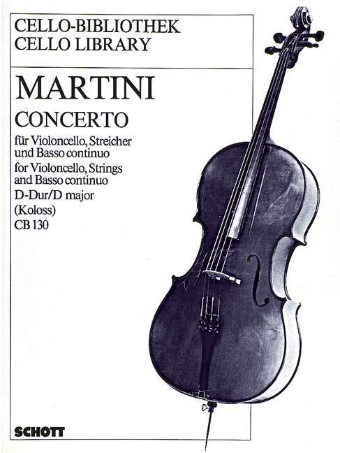 Concerto D Major 馬悌尼 協奏曲大調 大提琴加管弦樂團 朔特版 | 小雅音樂 Hsiaoya Music