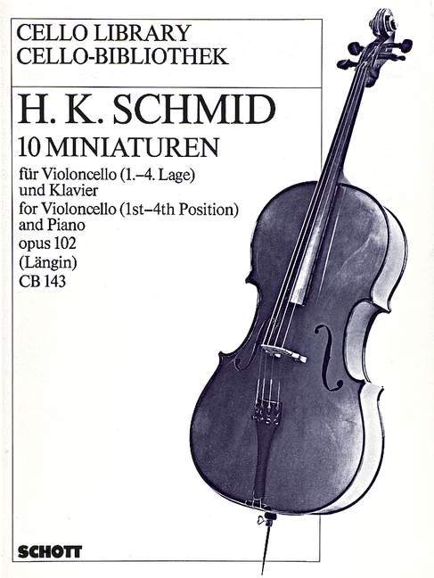 Ten Miniatures op. 102 大提琴加鋼琴 朔特版 | 小雅音樂 Hsiaoya Music