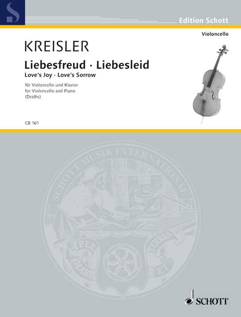 Liebesfreud - Liebesleid 克萊斯勒 愛之喜 愛之悲 大提琴加鋼琴 朔特版 | 小雅音樂 Hsiaoya Music