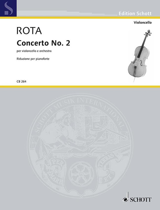 Concerto no. 2 for violoncello and orchestra 羅塔 協奏曲 大提琴管弦樂團 大提琴加鋼琴 朔特版 | 小雅音樂 Hsiaoya Music