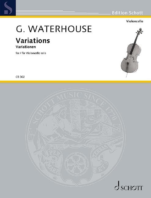 Variations for violoncello solo 變奏曲大提琴 大提琴獨奏 朔特版 | 小雅音樂 Hsiaoya Music