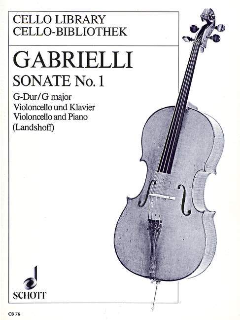 Sonata No. 1 G Major 加布里耶利．多門尼可 奏鳴曲 大調 大提琴加鋼琴 朔特版 | 小雅音樂 Hsiaoya Music