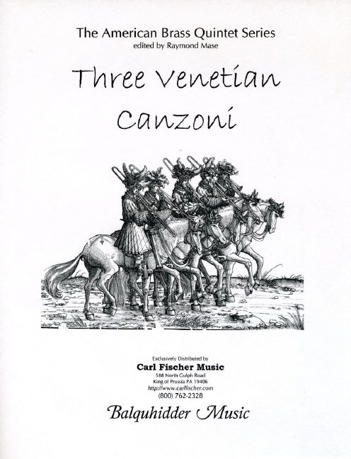 Three Venetian Canzoni 銅管五重奏 | 小雅音樂 Hsiaoya Music