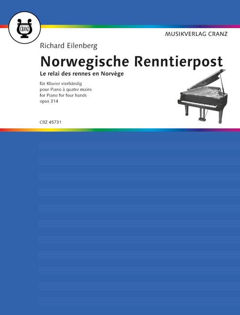 Norwegische Renntierpost op. 314 Grand Galop brillant 艾連堡 加洛舞曲 4手聯彈(含以上) | 小雅音樂 Hsiaoya Music