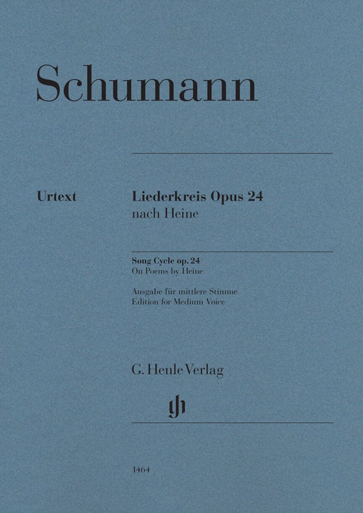 Liederkreis, Op. 24 Medium Voice and Piano 舒曼‧羅伯特 聯篇歌曲集 鋼琴 亨乐版 | 小雅音樂 Hsiaoya Music