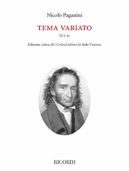 Tema Variato M.S. 82 Critical Edition Solo Violin 帕格尼尼 小提琴 小提琴 | 小雅音樂 Hsiaoya Music