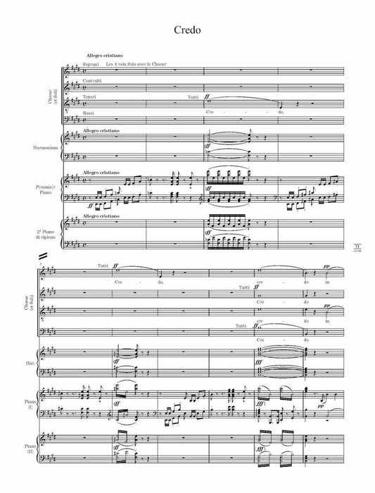 Petite Messe Solennelle Soli, SATB, 2 Pianos and Harmonium Vocal/Choral Score 鋼琴 | 小雅音樂 Hsiaoya Music