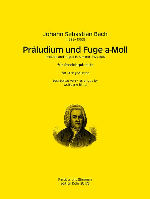 Praludium und Fuge XX a-Moll BWV865 aus dem Wohltemperierten Klavier I 巴赫約翰‧瑟巴斯提安 弦樂五重奏 | 小雅音樂 Hsiaoya Music
