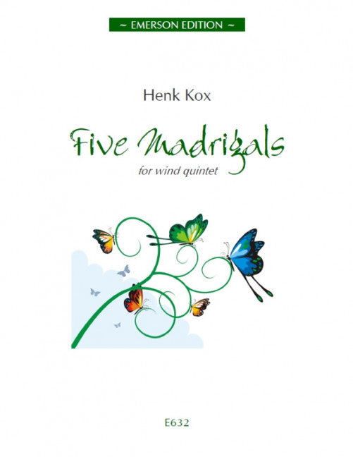 Five Madrigals 木管五重奏 牧歌 | 小雅音樂 Hsiaoya Music