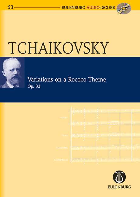 Variations on a Rococo Theme op. 33 柴科夫斯基．彼得 變奏曲 洛可可風格 大提琴加管弦樂團 歐伊倫堡版 | 小雅音樂 Hsiaoya Music