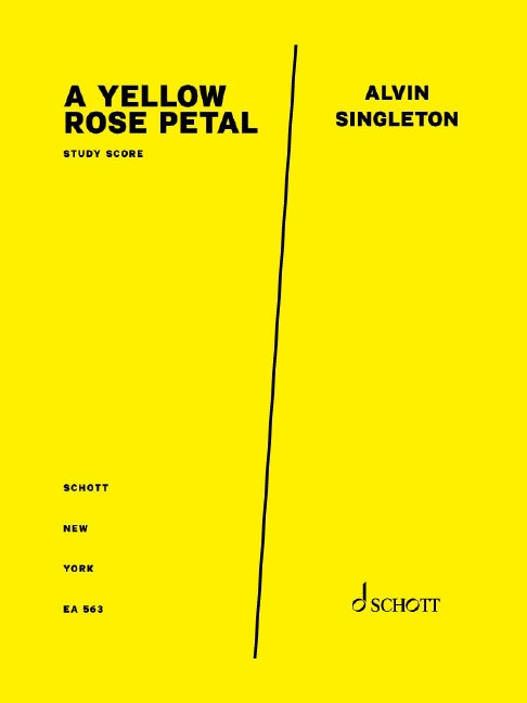 A Yellow Rose Petal for orchestra 管弦樂團 總譜 朔特版 | 小雅音樂 Hsiaoya Music