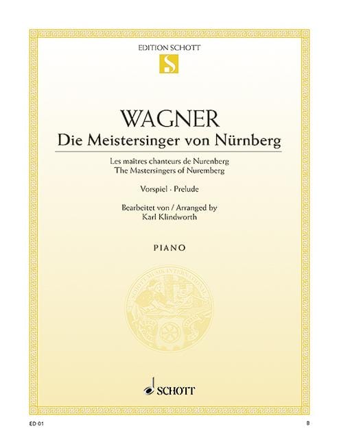 The Master-Singers of Nuremberg WWV 96 Prelude (Act 1) 華格納．理查 紐倫堡的名歌手 前奏曲 鋼琴獨奏 朔特版 | 小雅音樂 Hsiaoya Music