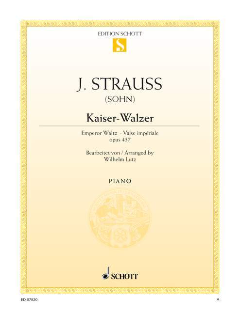 Kaiser-Walzer op. 437 史特勞斯．約翰 皇帝圓舞曲 鋼琴獨奏 朔特版 | 小雅音樂 Hsiaoya Music