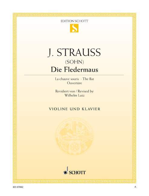 Die Fledermaus Overture 史特勞斯．約翰 蝙蝠序曲 小提琴加鋼琴 朔特版 | 小雅音樂 Hsiaoya Music