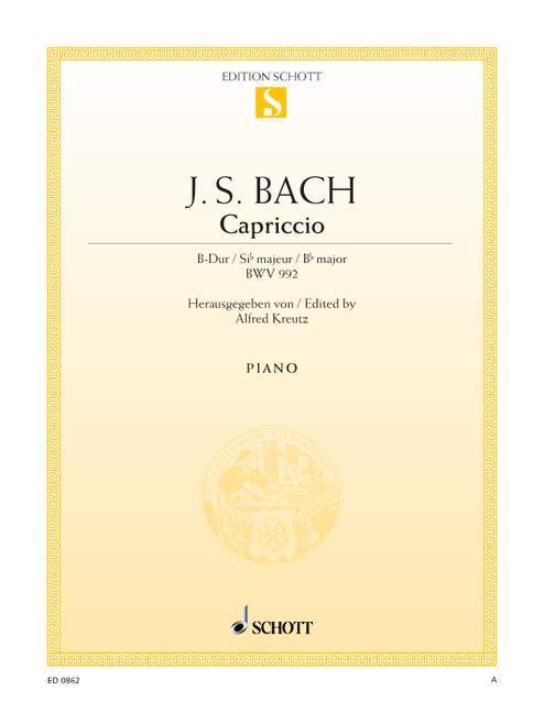 Capriccio B-flat major BWV 992 The departure 巴赫約翰‧瑟巴斯提安 隨想曲大調 鋼琴獨奏 朔特版 | 小雅音樂 Hsiaoya Music
