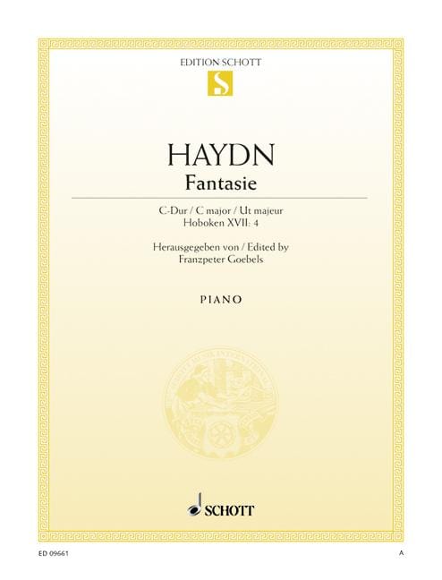 Fantasy C major Hob. XVII:4 海頓 幻想曲大調 鋼琴獨奏 朔特版 | 小雅音樂 Hsiaoya Music