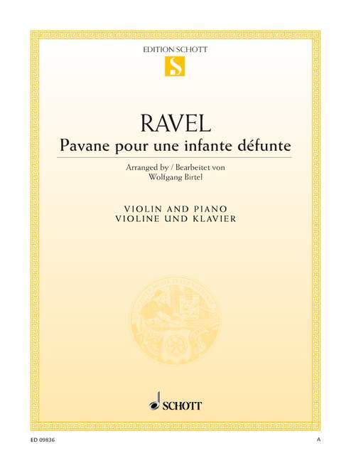 Pavane pour une infante défunte 拉威爾摩利斯 悼念早夭公主的帕望舞曲 小提琴加鋼琴 朔特版 | 小雅音樂 Hsiaoya Music