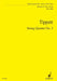 String Quartet No. 3 提佩特 弦樂四重奏 總譜 朔特版 | 小雅音樂 Hsiaoya Music