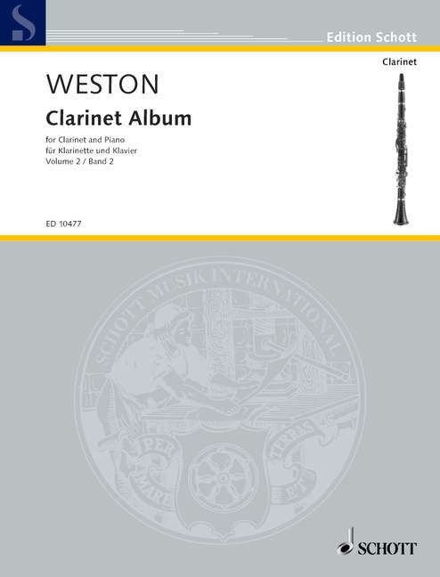 Clarinet Album Vol. 2 豎笛 1把以上加鋼琴 朔特版 | 小雅音樂 Hsiaoya Music