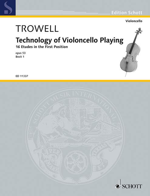 Technology of Violoncello Playing op. 53 Band 1 Studies in the 1st position 大提琴 把位 大提琴練習曲 朔特版 | 小雅音樂 Hsiaoya Music