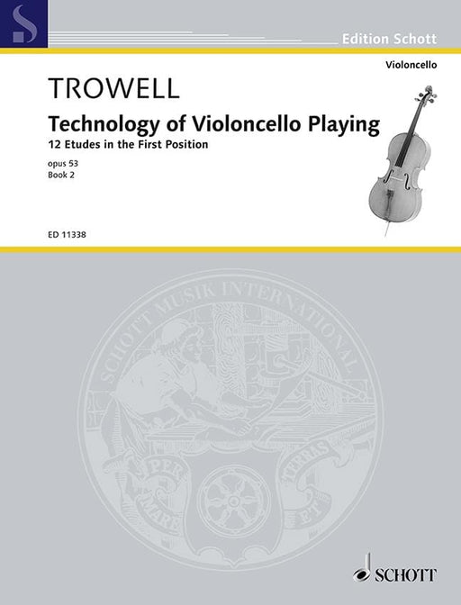 Technology of Violoncello Playing op. 53 Band 2 12 Etudes in the First Position 大提琴 練習曲 把位 大提琴練習曲 朔特版 | 小雅音樂 Hsiaoya Music