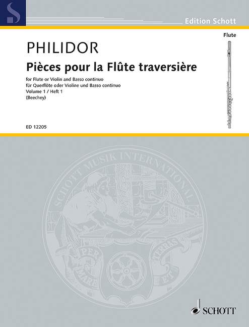 Pièces pour la Flûte traversière Vol. 1 小提琴加鋼琴 朔特版 | 小雅音樂 Hsiaoya Music