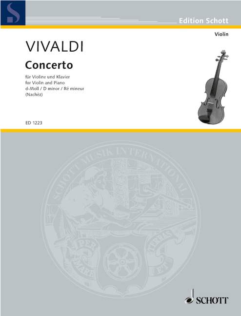 Concerto in D Minor RV 244/PV 263 韋瓦第 協奏曲 小調 小提琴加鋼琴 朔特版 | 小雅音樂 Hsiaoya Music