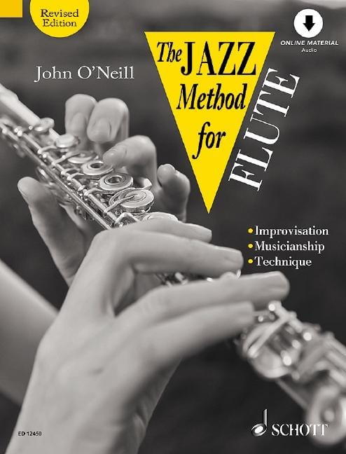 The Jazz Method for Flute Vol. 1 Complete courses for players of all ages from their first note to jazz classics 爵士音樂 長笛 音符爵士音樂 長笛教材 朔特版 | 小雅音樂 Hsiaoya Music