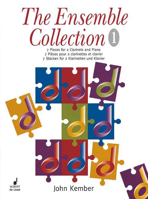 The Ensemble Collection Vol. 1 7 Pieces 小品 豎笛 1把以上加鋼琴 朔特版 | 小雅音樂 Hsiaoya Music