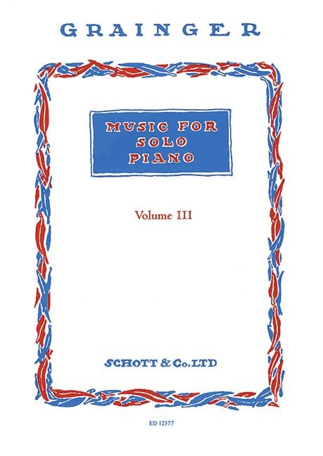 Music for Solo Piano Vol. 3 葛林傑 鋼琴 鋼琴獨奏 朔特版 | 小雅音樂 Hsiaoya Music