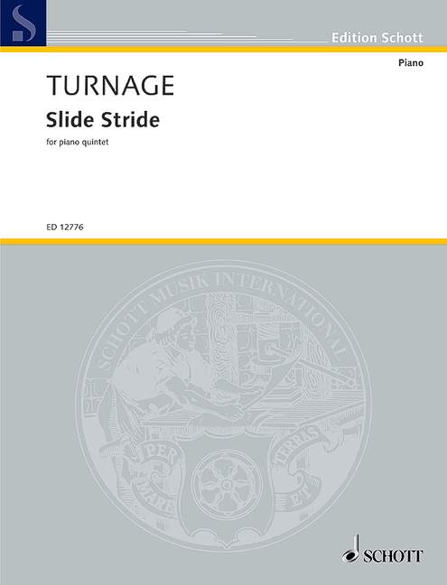 Slide Stride for piano and string quartet 鋼琴五重奏 鋼琴弦樂四重奏 朔特版 | 小雅音樂 Hsiaoya Music
