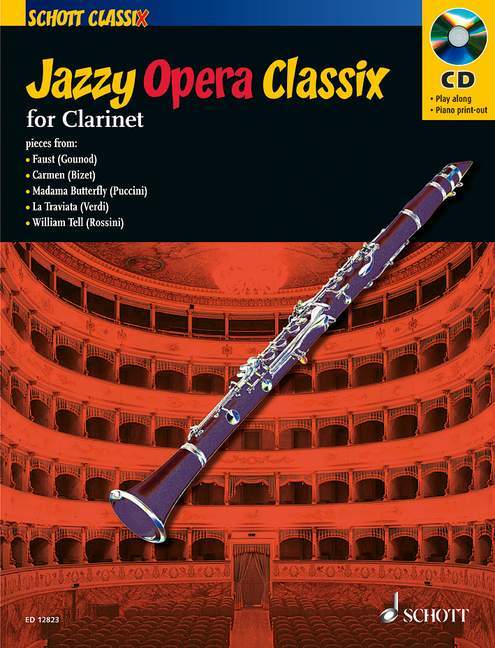 Jazzy Opera Classix 爵士音樂歌劇 豎笛 1把以上加鋼琴 朔特版 | 小雅音樂 Hsiaoya Music