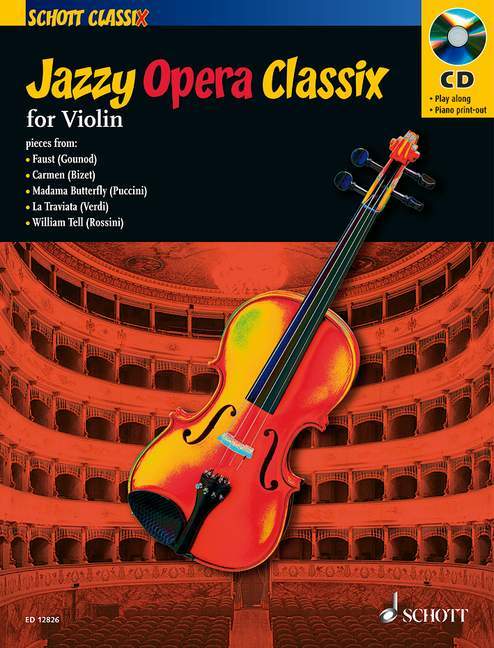 Jazzy Opera Classix 爵士音樂歌劇 小提琴獨奏 朔特版 | 小雅音樂 Hsiaoya Music