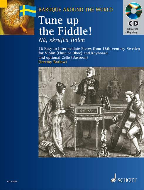 Tune up the Fiddle! 16 Easy to Intermediate Pieces from 18th century Sweden 歌調 提琴 小品 小提琴加鋼琴 朔特版 | 小雅音樂 Hsiaoya Music