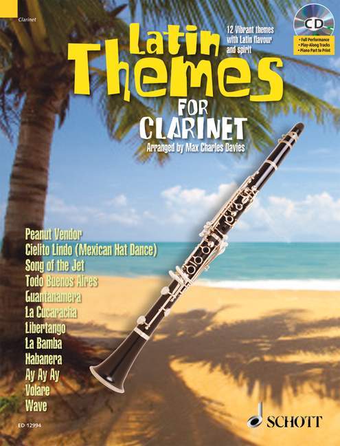 Latin Themes for Clarinet 12 Vibrant themes with Latin flavour and spirit 主題 主題 豎笛獨奏 朔特版 | 小雅音樂 Hsiaoya Music